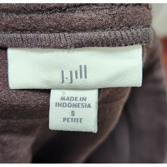 J Jill Faux Leather Pull On Pants Women Size Small Stretch Pleather Straight Leg - Picture 6 of 10